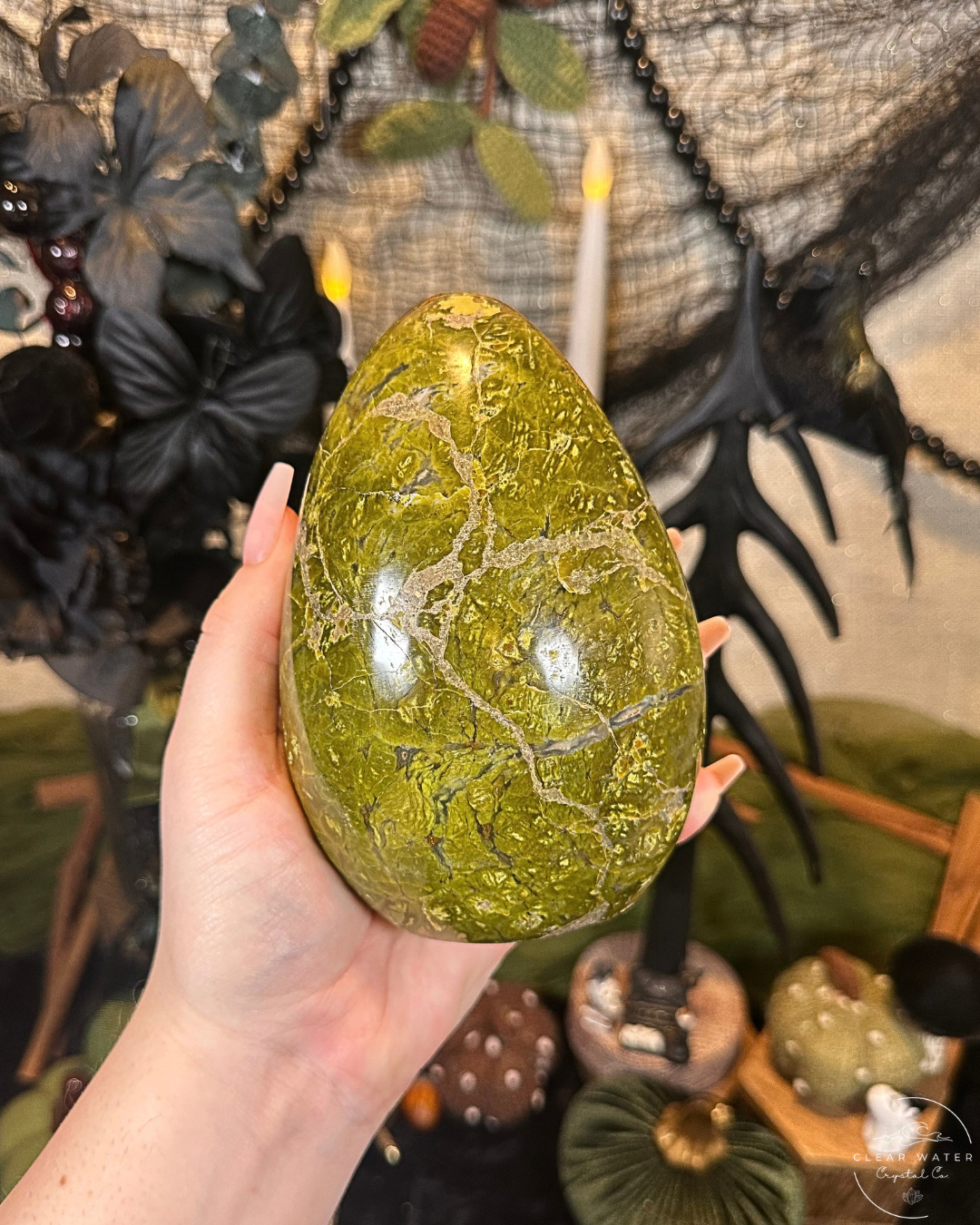 Large Green Opal Freeform