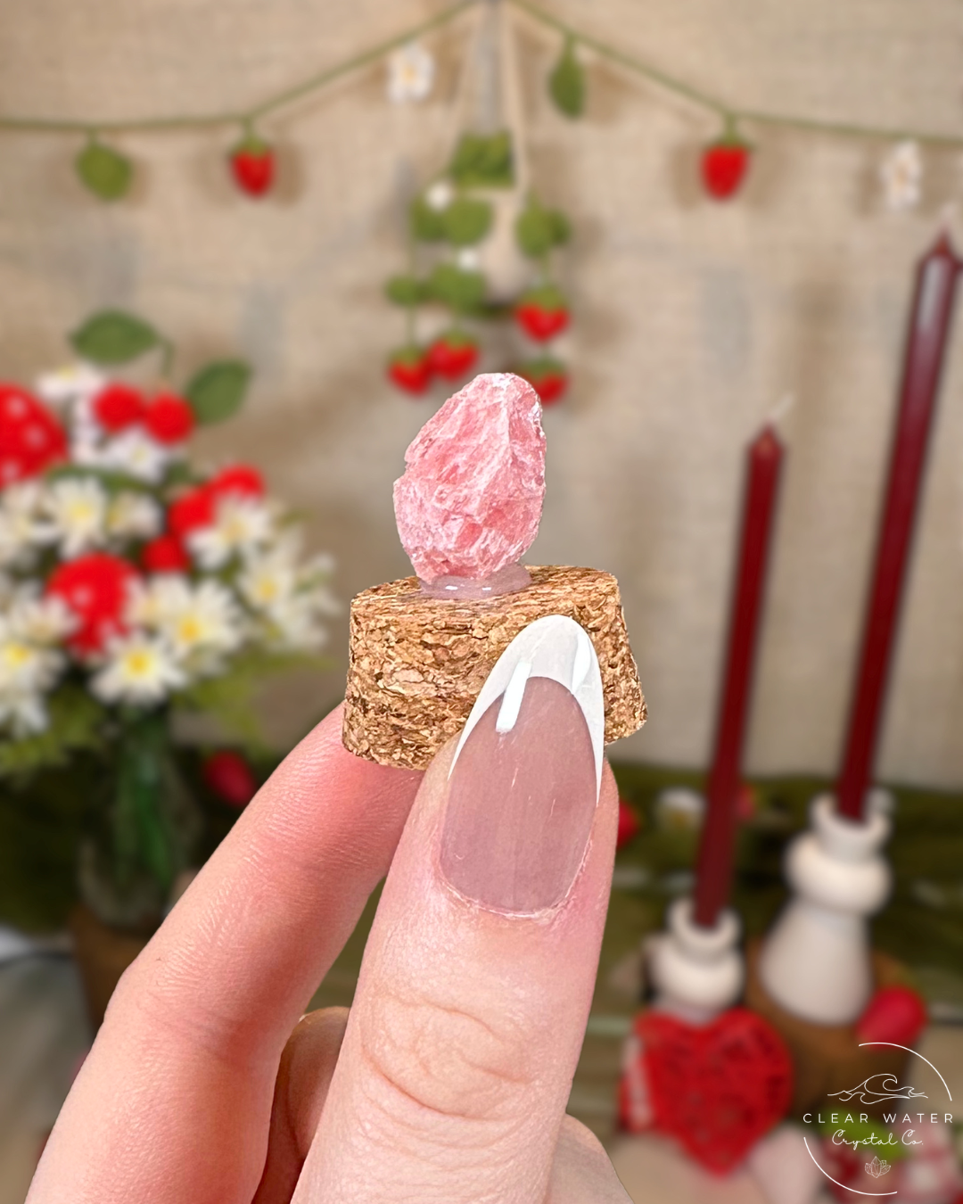 Rhodochrosite Specimen Capsule- Argentina