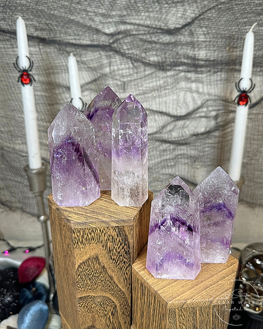 Brazilian Phantom Amethyst Towers