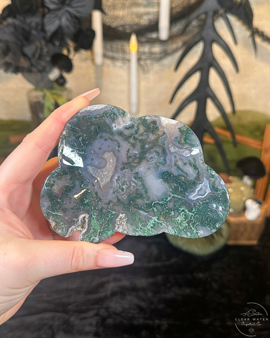 Moss Agate Cloud Bowl