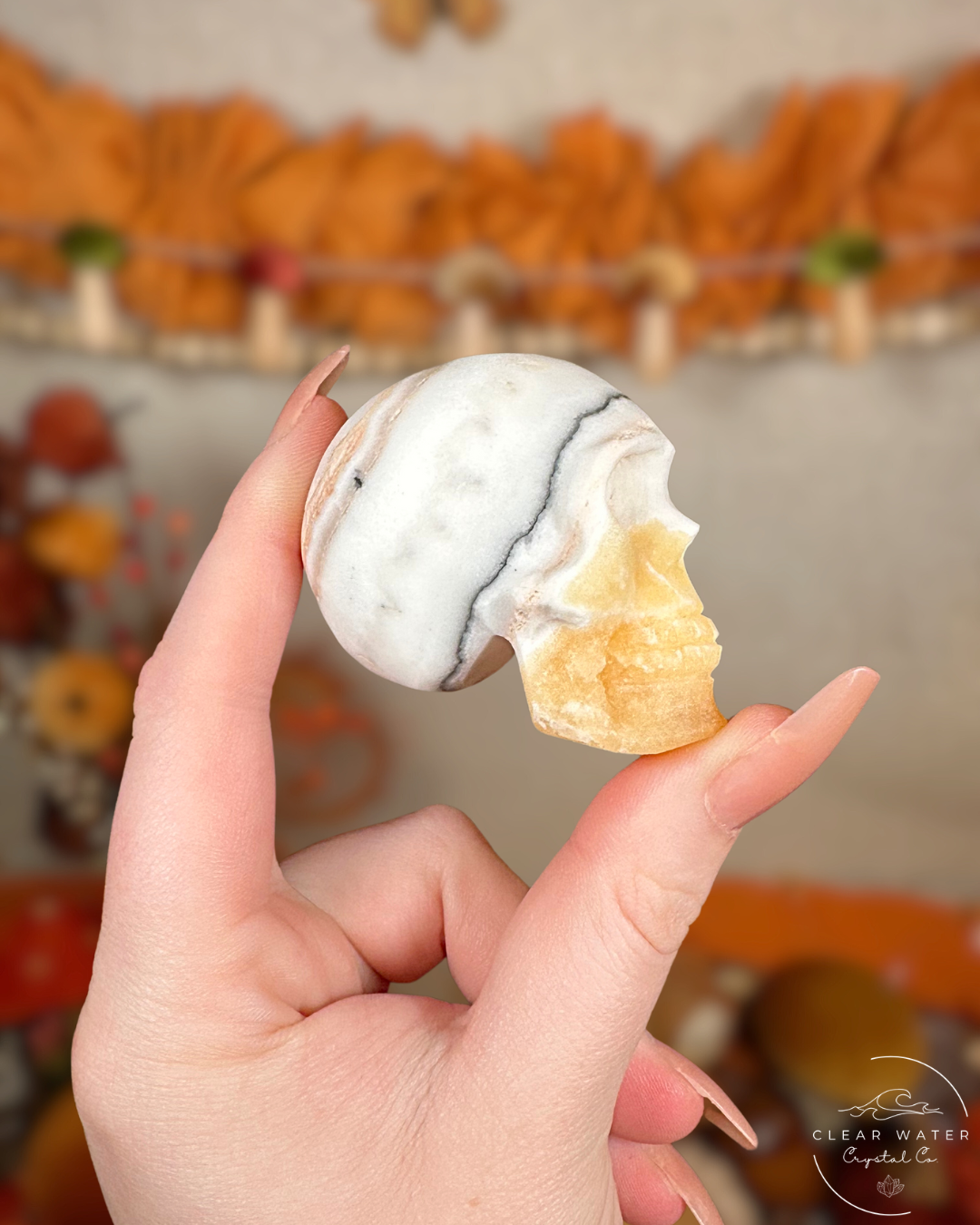 Mexican Onyx Skull- The Hearthguard