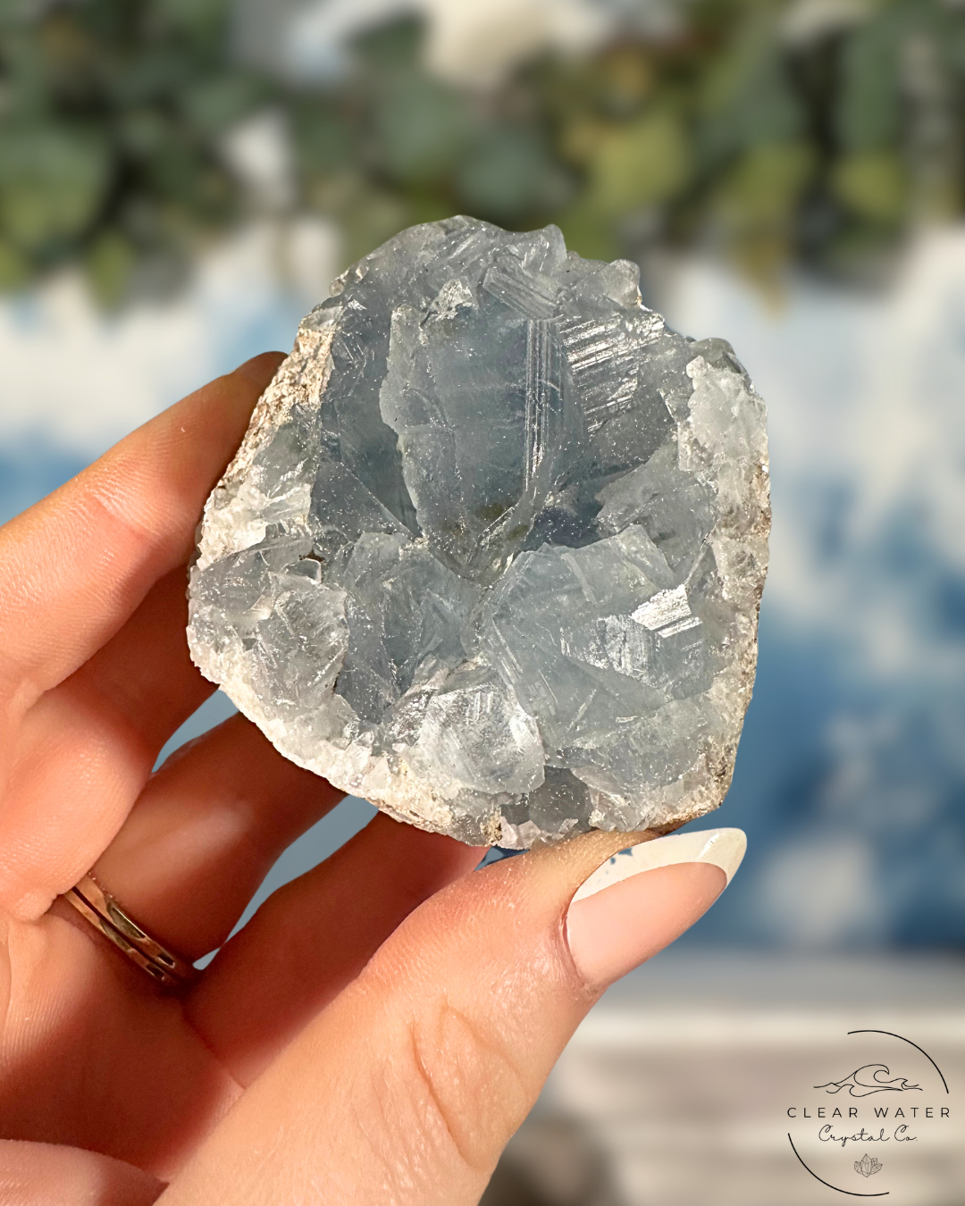 Celestite Clusters: Whispers of the Heavens