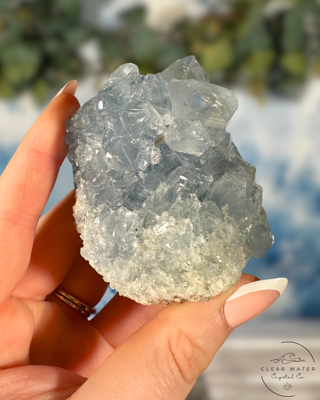 Celestite Clusters: Whispers of the Heavens