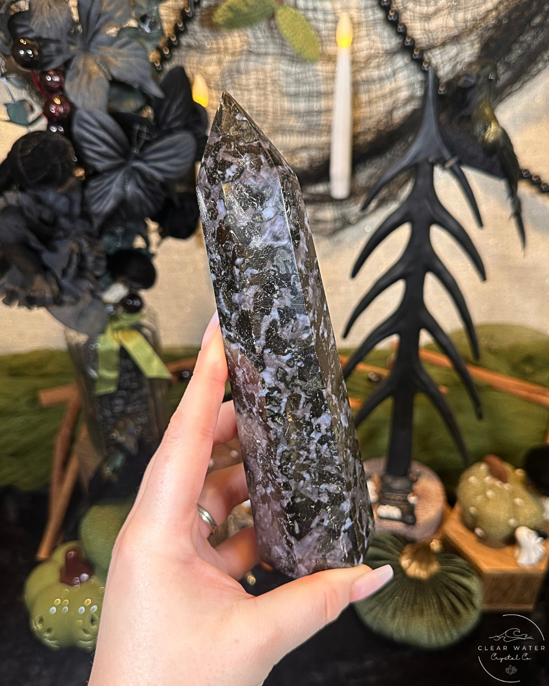 Large Indigo Gabbro Statement Tower | Mexico