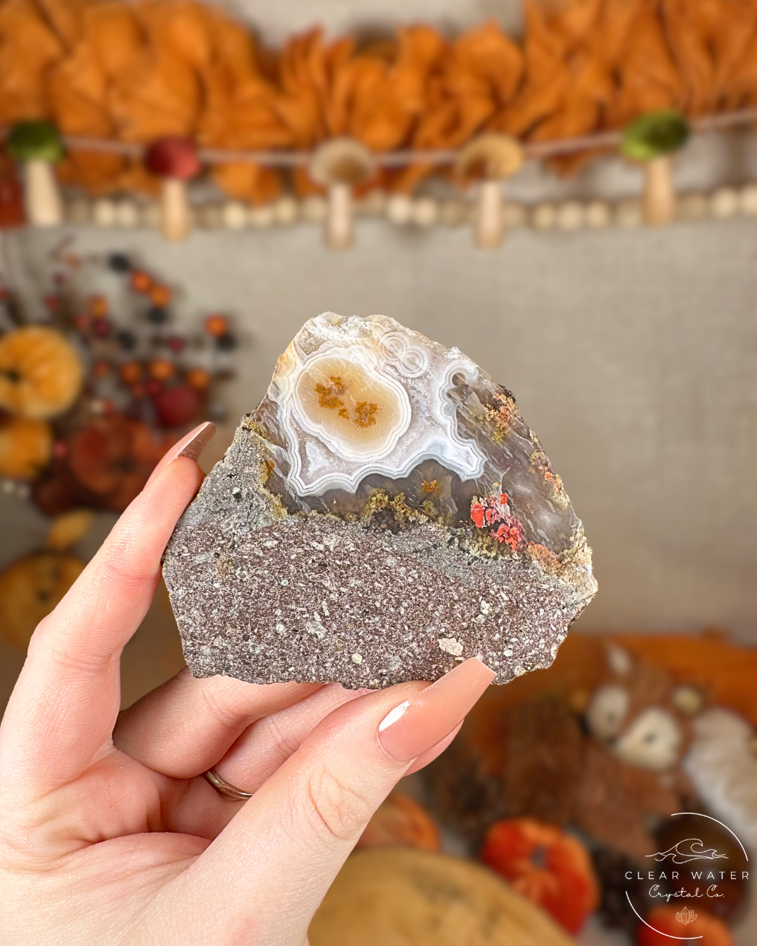 Scenic Moss Agate Slab – Indonesia