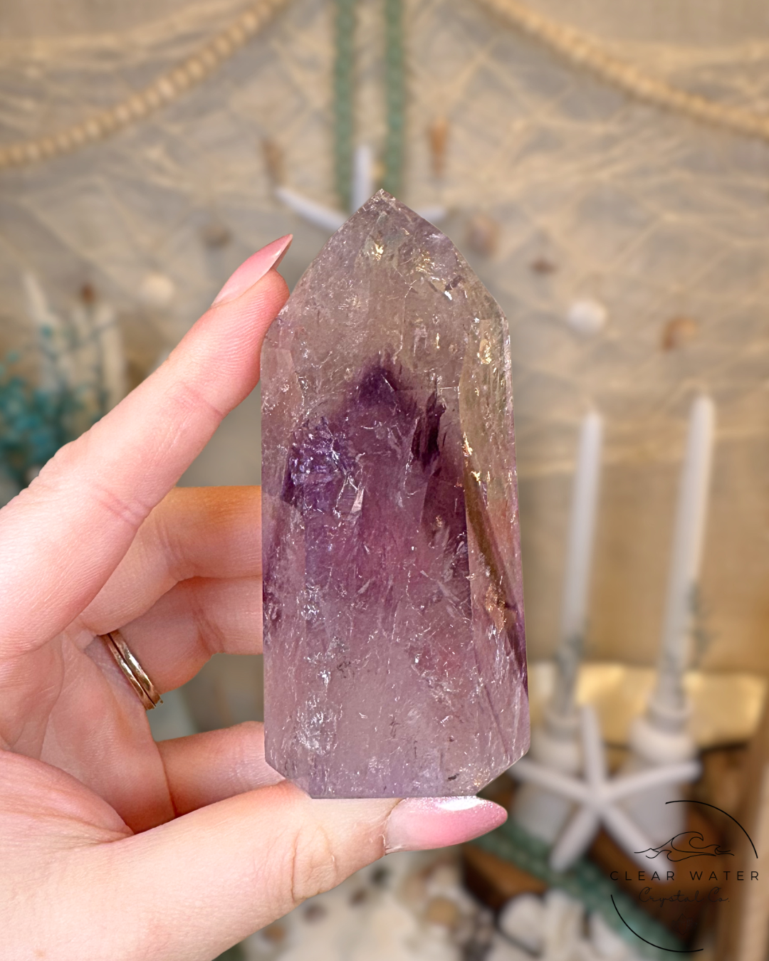 Apparition- High Grade Phantom Amethyst Tower (Brazil)