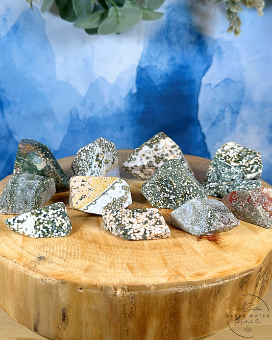 Orbicular Sea Jasper Freeforms