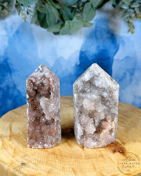 Brazilian Pink Amethyst Towers