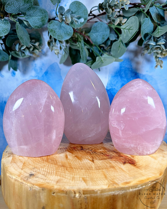 Large Madagascar Rose Quartz Freeforms