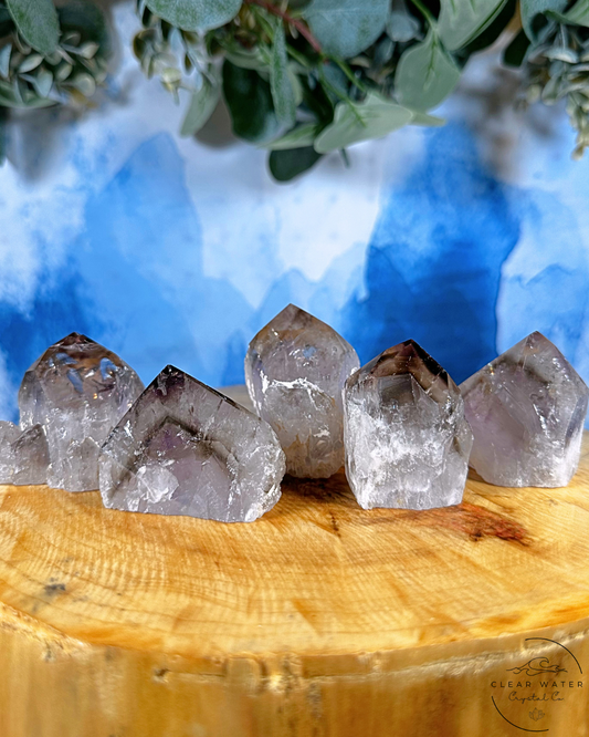 Smoky Amethyst Phantom Points: Bahia's Spectral Beauty